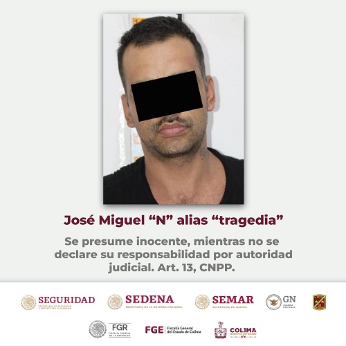FGE aprehende a presunto responsable del asesinato del ex funcionario municipal de Manzanillo y su esposa