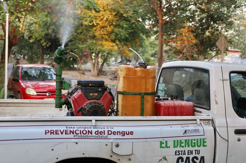 Secretaría de Salud fumiga contra dengue este jueves en Colima y Manzanillo