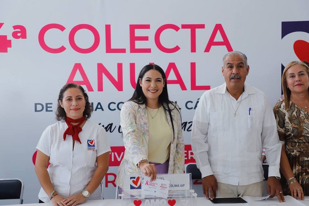 Gobernadora Indira Vizcaíno encabeza el arranque de Colecta Anual de la Lucha contra el Cáncer