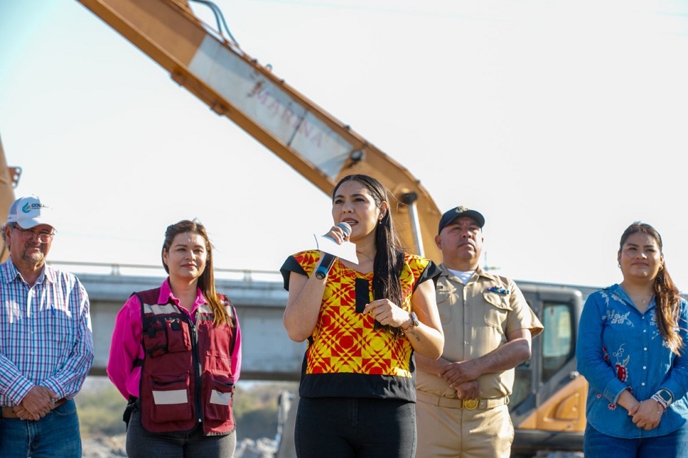 Indira: desazolve en ríos y arroyos de Colima es trabajo conjunto con Gobierno de México para prevenir desastres