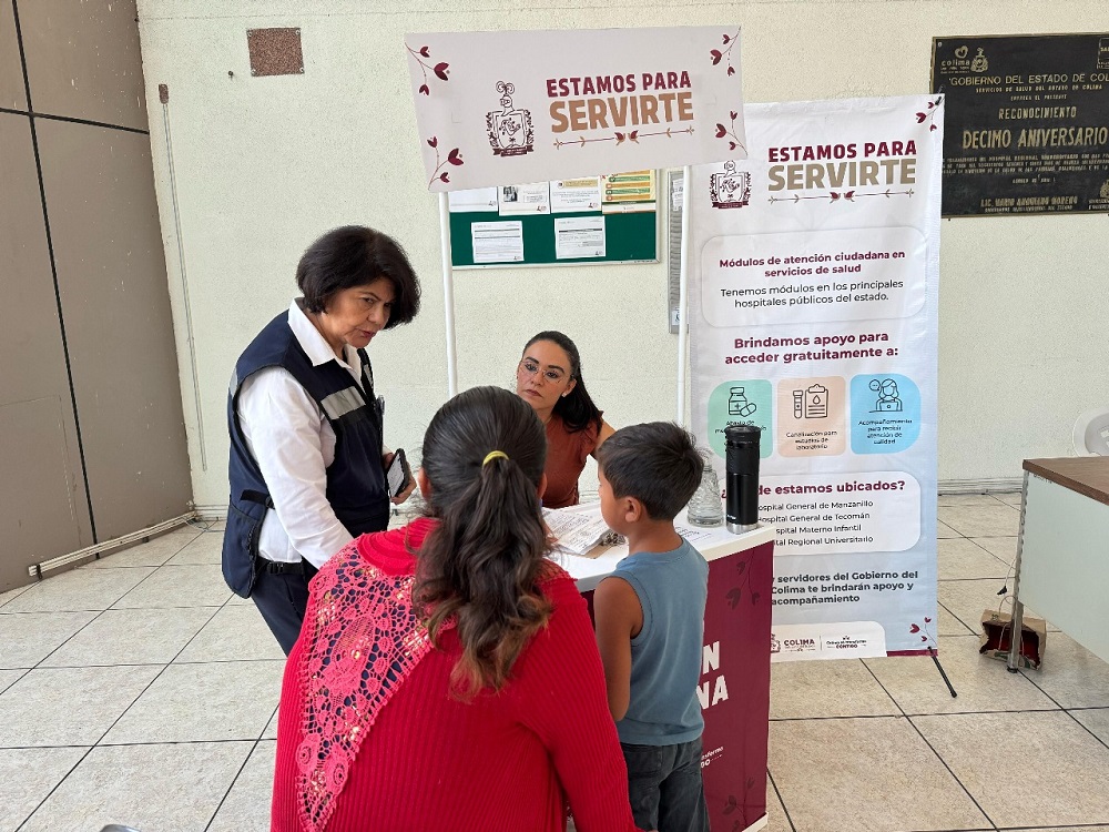 Gobierno Colima atiende a más 250 personas en el primer día de los módulos ‘Estamos para Servirte’