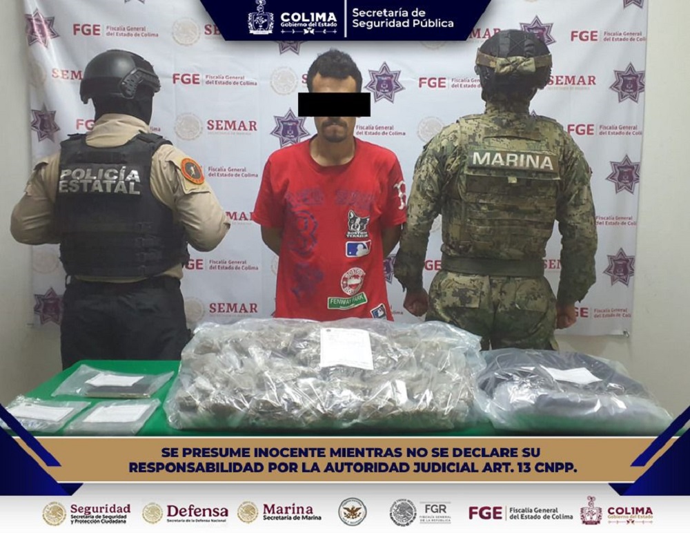 SSP detiene a sujeto por delito contra la salud