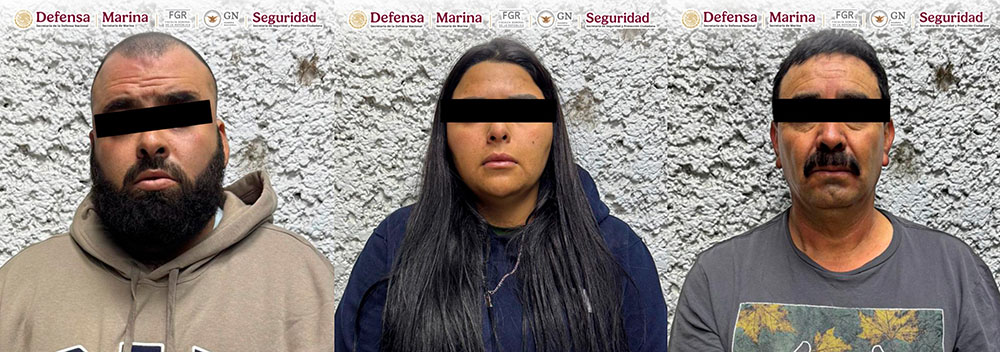 En Durango son detenidos tres presuntos integrantes de célula delictiva, uno de ellos de los diez criminales peligrosos más buscados en Chihuahua