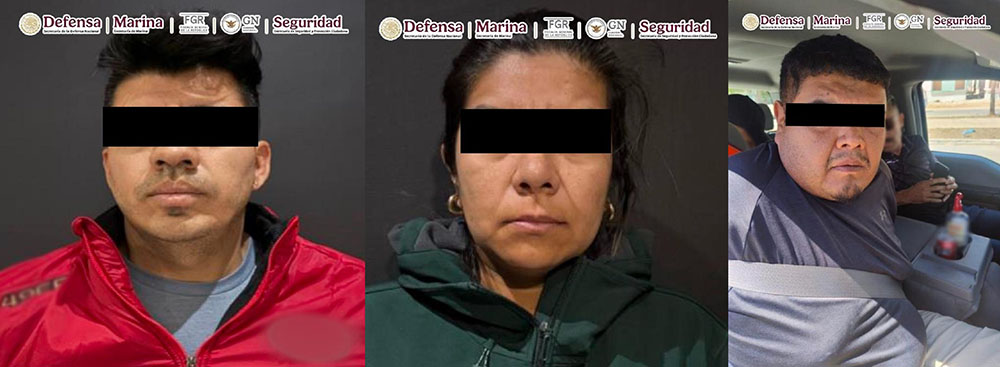 En operativos en Querétaro, Guanajuato y Yucatán, detienen a tres principales operadores de grupo criminal