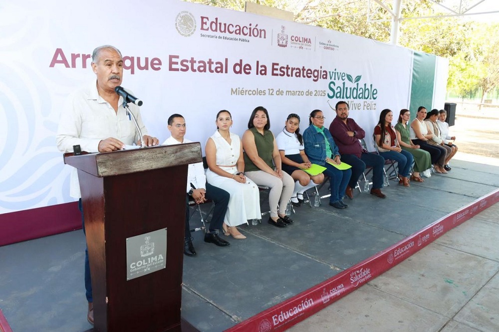 Arranca Educación Colima la Estrategia Nacional ‘Vive Saludable, Vive Feliz’