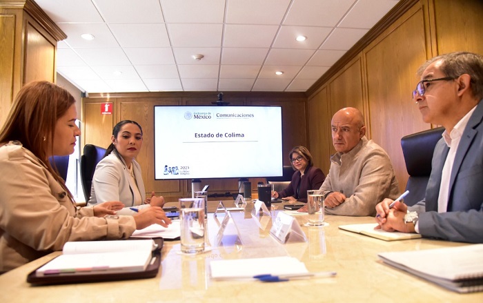 Gobernadora de Colima y titular de SICT revisan proyectos para la construcción de 4 puentes