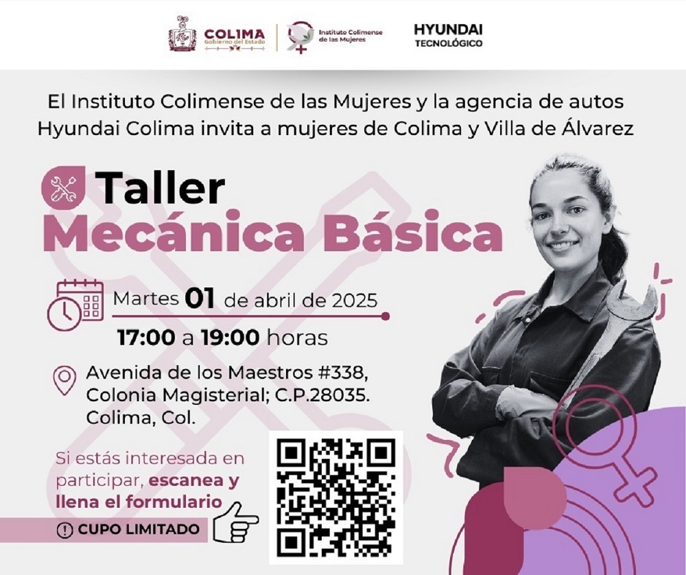 ICM ofrece taller gratuito de mecánica para mujeres