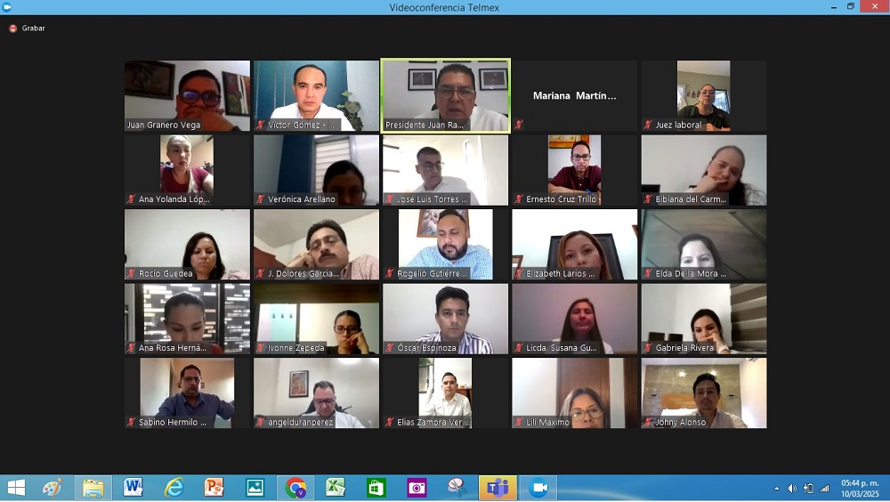 IEE Colima presenta a Candidaturas del Poder Judicial del Estado el sistema “Conóceles” y el plan de difusión