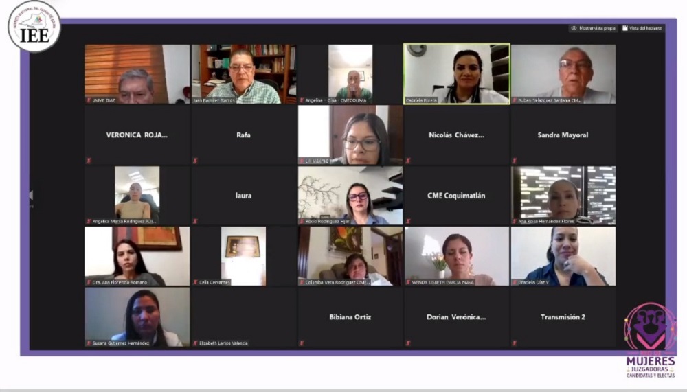 Suman esfuerzos IEE Colima y AMCEE contra la violencia hacia las mujeres; implementan Red de Mujeres Juzgadoras  