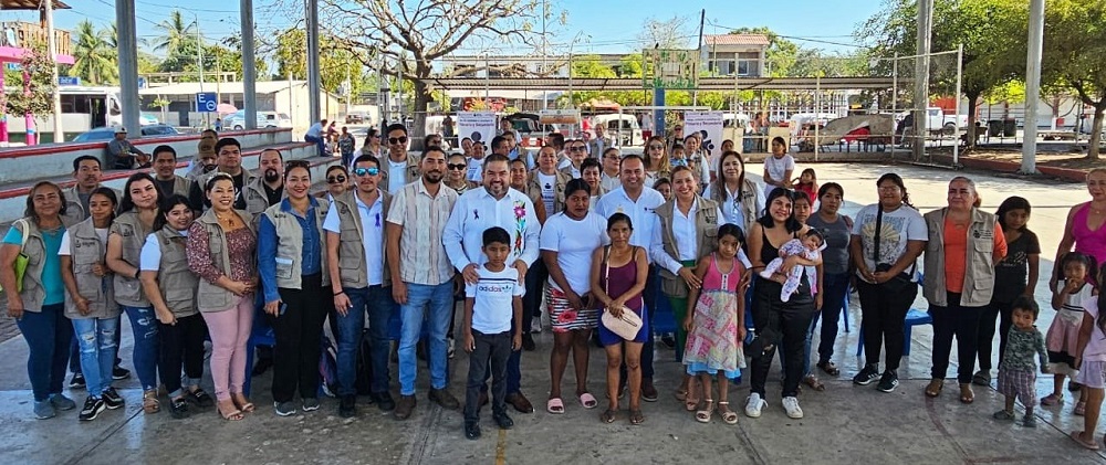 Caravana de Alfabetización de IEEA Colima llegó a Cerro de Ortega, en Tecomán