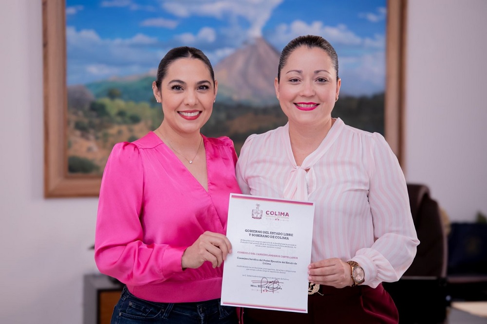 Gobernadora Indira Vizcaíno nombra a Consuelo Landeros titular de la Consejería Jurídica