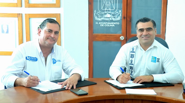 Presidente Riult Rivera firma acuerdo con el Tecnológico Nacional de México para presentar el informe de Colima en la ONU, sobre la Agenda 2030