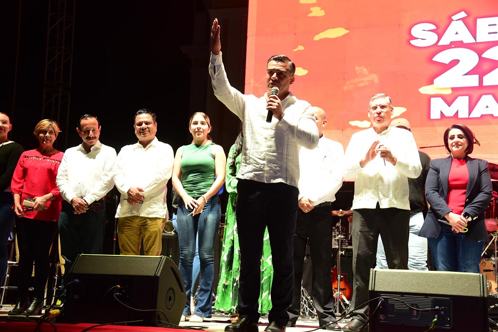 El alcalde Riult Rivera, inauguró el festival Sábora Fest 2025
