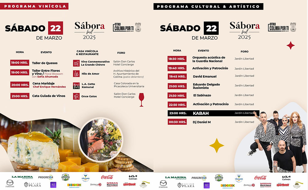 Corresponde el turno a Kabah, presentarse este sábado, dentro del festival Sábora Fest 2025