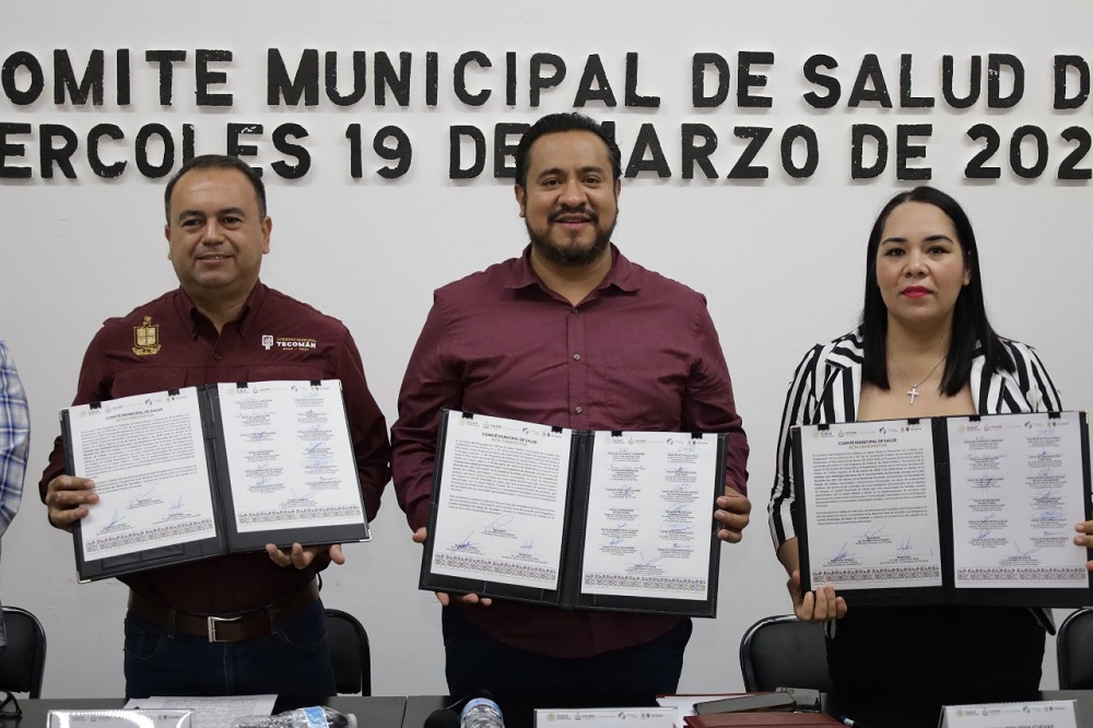 Instalan Comité Municipal de Salud de Tecomán; Torrero destaca importancia de la participación de la población