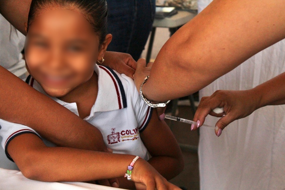 Vacunación infantil gratuita es un escudo protector a menores contra 16 enfermedades
