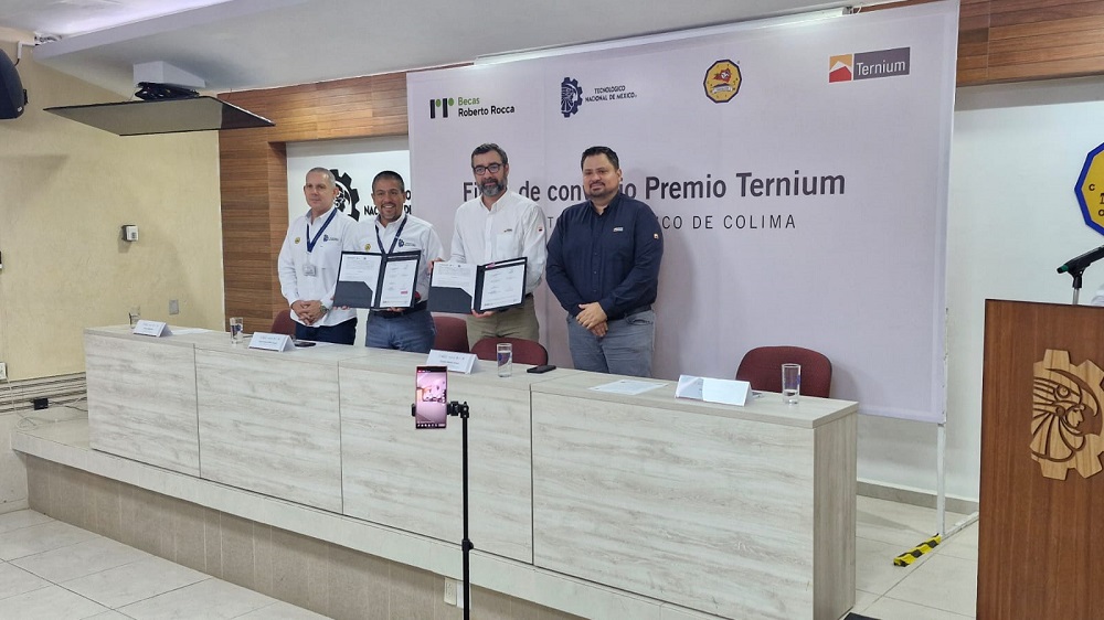 Firman Convenio de Donación entre la Fundación Ternium y el TecNM-Colima