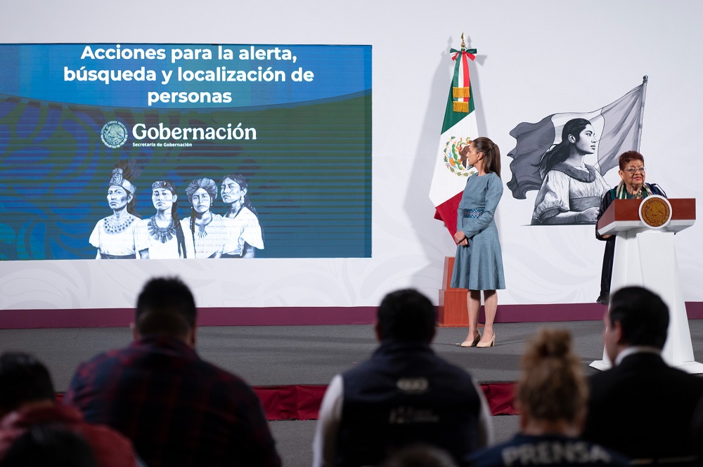 Presidenta Claudia Sheinbaum presenta reformas para combatir el delito de desaparición como la creación de la Plataforma Única de Identidad