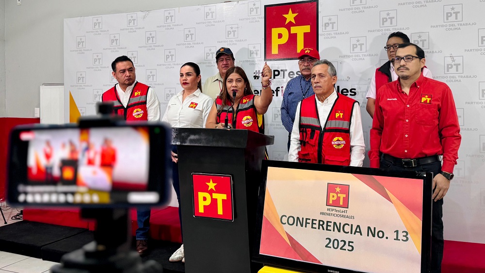 El Partido del Trabajo reafirma su lucha por la clase trabajadora desde Colima
