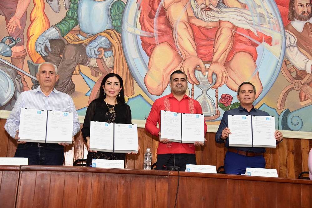 Firman Ayuntamiento de Colima y Universidad de Colima alianza por el emprendimiento