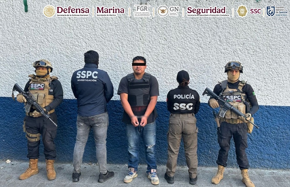 En la Ciudad de México, se detuvo a un sujeto con más de 200 dosis de droga