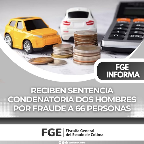 Reciben sentencia condenatoria dos hombres por fraude a 66 personas