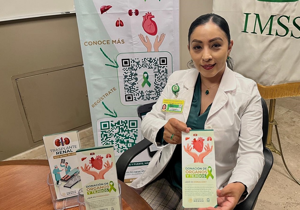 Exhorta IMSS Colima a dar vida después de la vida, a través de la donación de órganos y tejidos