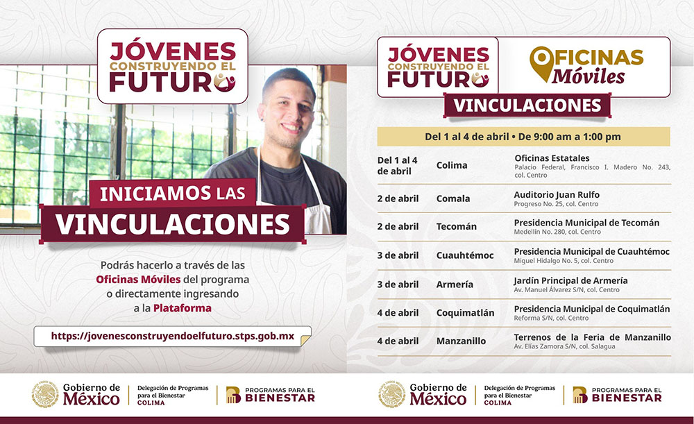 Del 1 al 4 de abril, vinculaciones de JCF a centros de trabajo: Rosario Silva