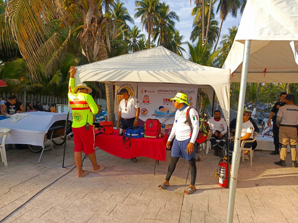 UEPC Colima se reporta lista ante aumento de turistas en playas y balnearios del estado