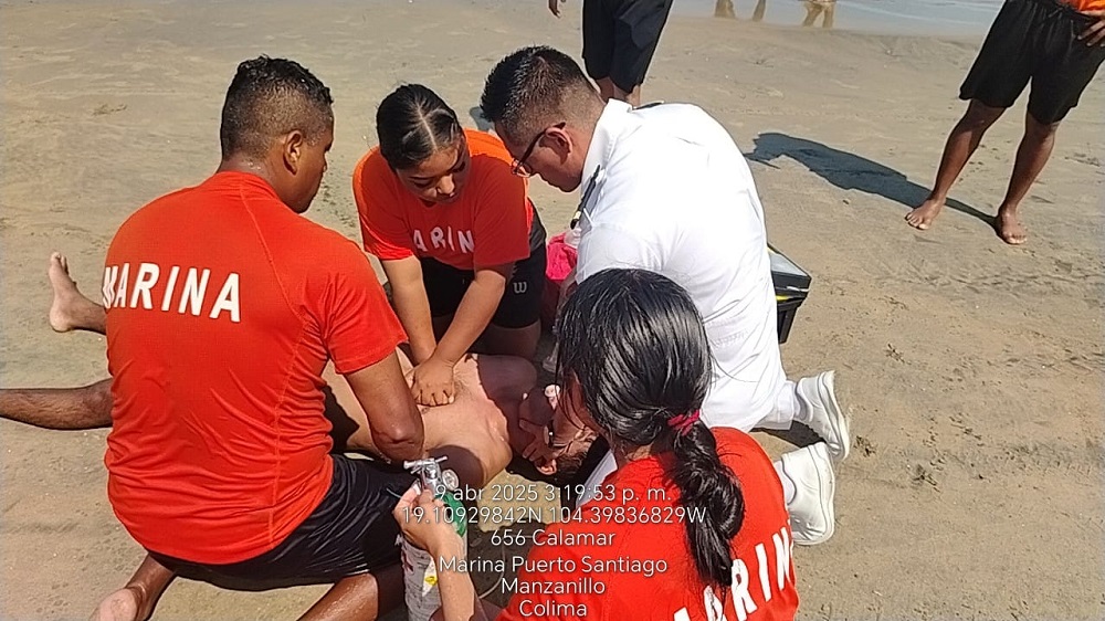 SEMAR se capacita en Búsqueda y Rescate en playas de Manzanillo