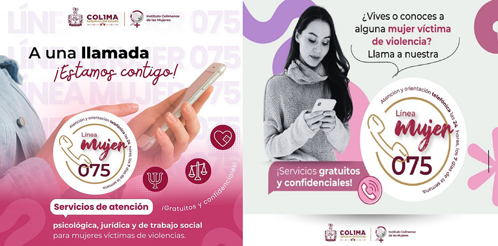 Gobierno del Estado de Colima brinda orientación jurídica y psicológica gratuita a mujeres que sufren violencia