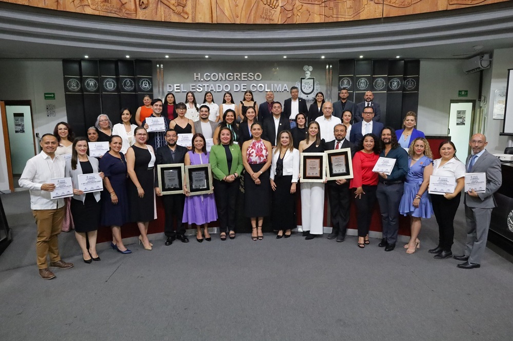 Entrega Congreso de Colima el Premio Estatal de Psicología 2025