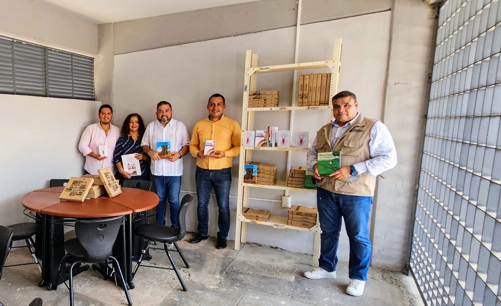 IEEA equipa sala de estudios y biblioteca en el Cereso Varonil de Colima