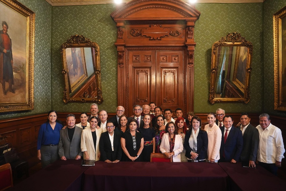 Indira Vizcaíno participa en reunión de gobernadoras y gobernadores con la Presidenta Claudia Sheinbaum