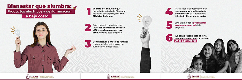 Gobierno de Indira Vizcaíno y Eléctrica Colimán firman convenio para ofrecer materiales a bajo costo a toda la población