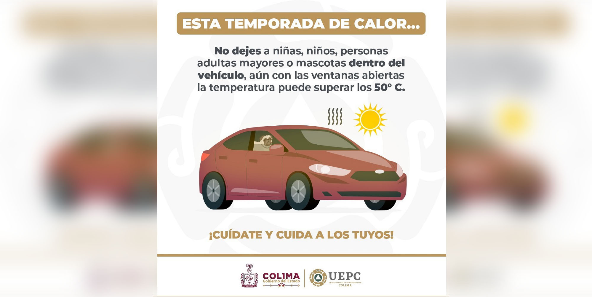 Persiste onda de calor en Colima; UEPC pide extremar precauciones