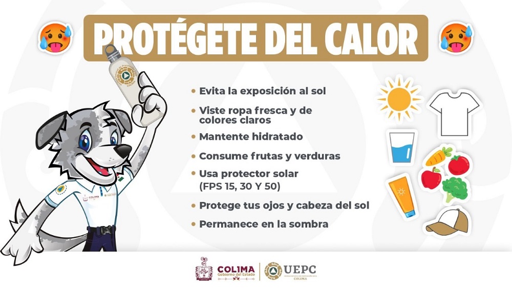 UEPC recomienda precaución; SMN pronostica altas temperaturas e intervalos de chubascos en Colima