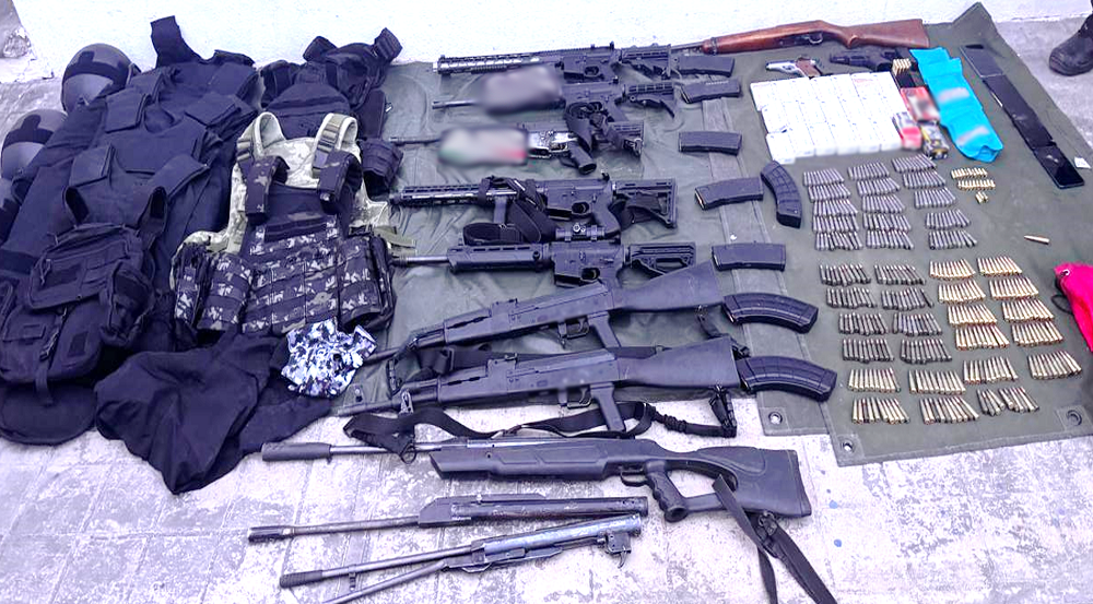 Durante el pasado fin de semana el Gabinete de Seguridad continúo realizando operativos en contra del crimen organizado en diferentes estados del país