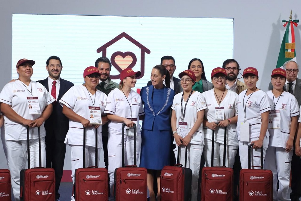 Presidenta Claudia Sheinbaum encabeza el arranque nacional del programa Salud Casa por Casa
