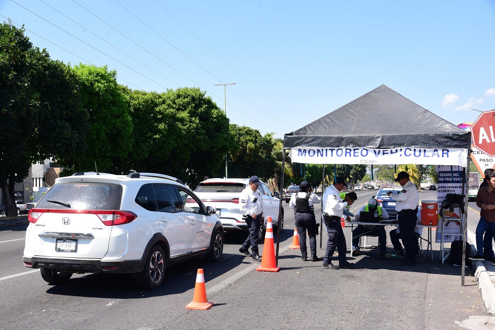 Dirección de Seguridad y Justicia Cívica de Colima, mantiene el operativo radar, para inhibir el exceso de velocidad