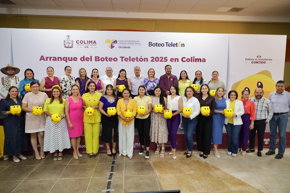 Participan diputados de la LXI Legislatura en arranque del boteo Teletón 2025