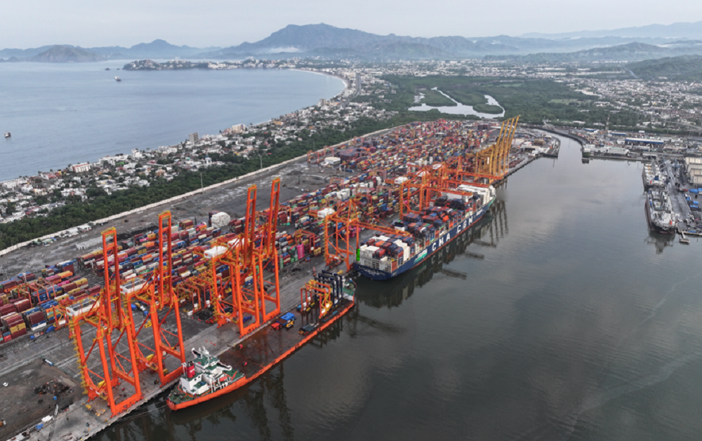 CONTECON Manzanillo incorpora nuevas grúas híbridas en la fase 3B de su proyecto de expansión