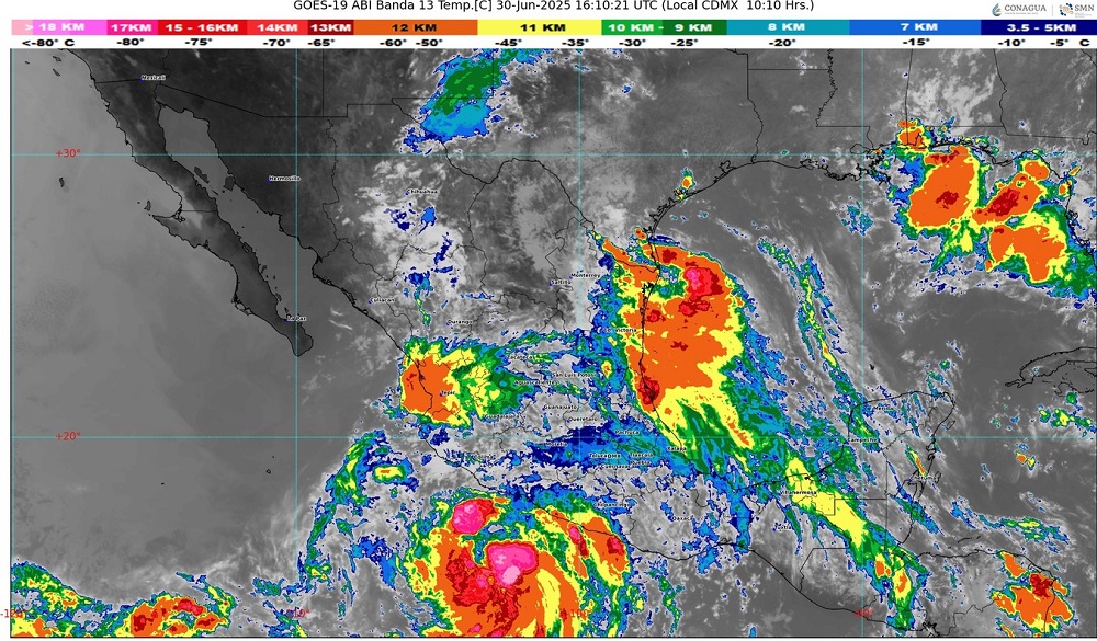 PC Nacional desplegó en Colima una Misión de Enlace y Coordinación para acciones de preparación y prevención ante el acercamiento de TT Flossie