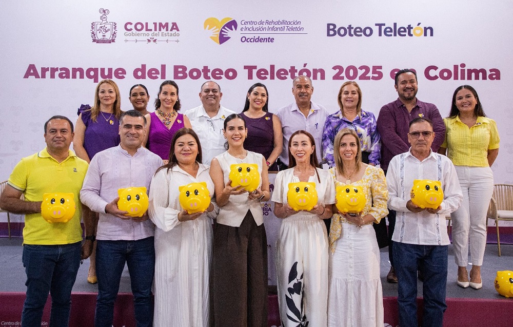 Indira Vizcaíno inicia Boteo Teletón 2025; con lo que recaude se construirá el CRIT Colima, que atenderá a personas con discapacidad y menores con autismo