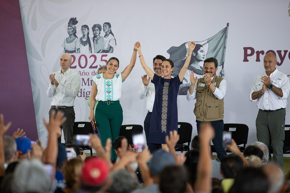 Indira Vizcaíno agradece a la Presidenta Sheinbaum y su equipo por avance de programas y proyectos prioritarios para Colima