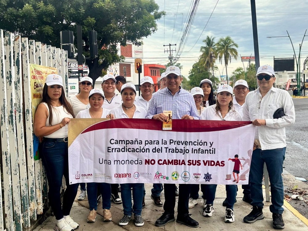 Sedeco y Trabajo Colima realizan jornada de volanteo contra trabajo infantil