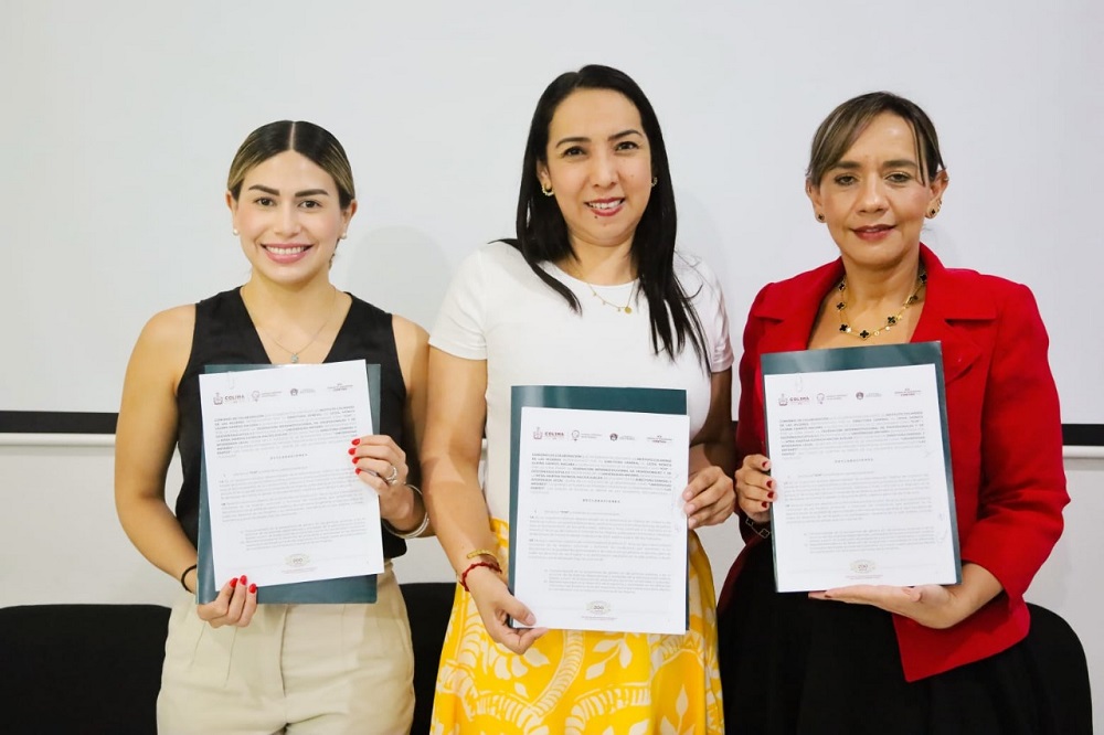 ICM firma convenio con Universidad Antares para promover la educación entre mujeres colimenses