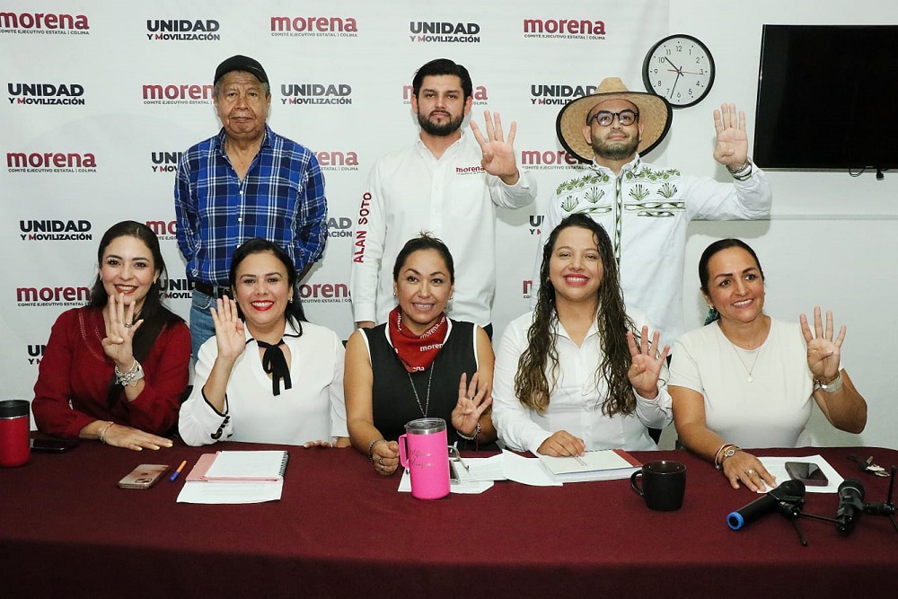 Morena Colima respalda a la Presidenta Claudia Sheinbaum y rechaza señalamientos infundados de la Secretaria de Seguridad Interior de EEUU