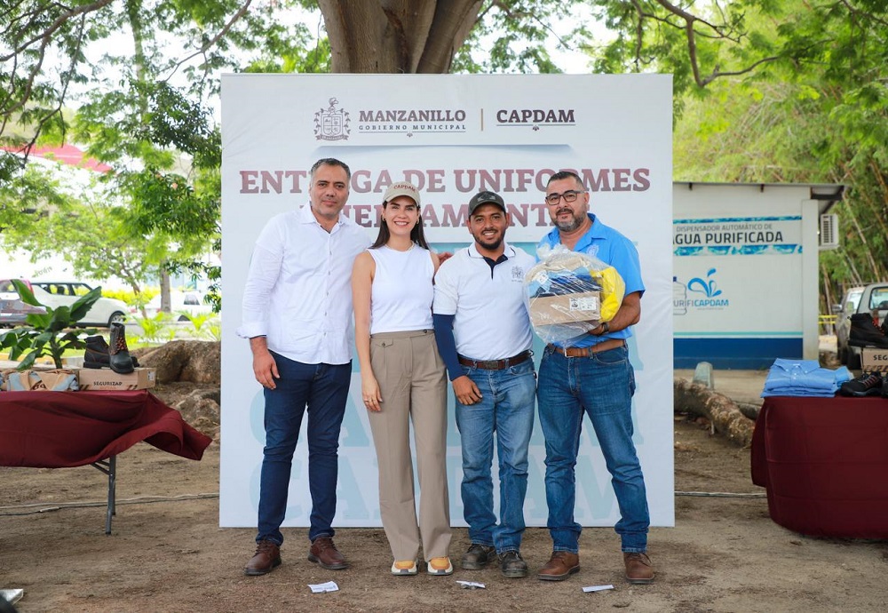 Rosi Bayardo reconoce la labor del personal de Capdam con entrega de uniformes y herramientas