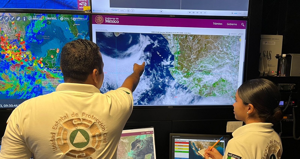 Huracán ‘Erick’ podría generar lluvias fuertes hoy en Colima; UEPC pide extremar precauciones